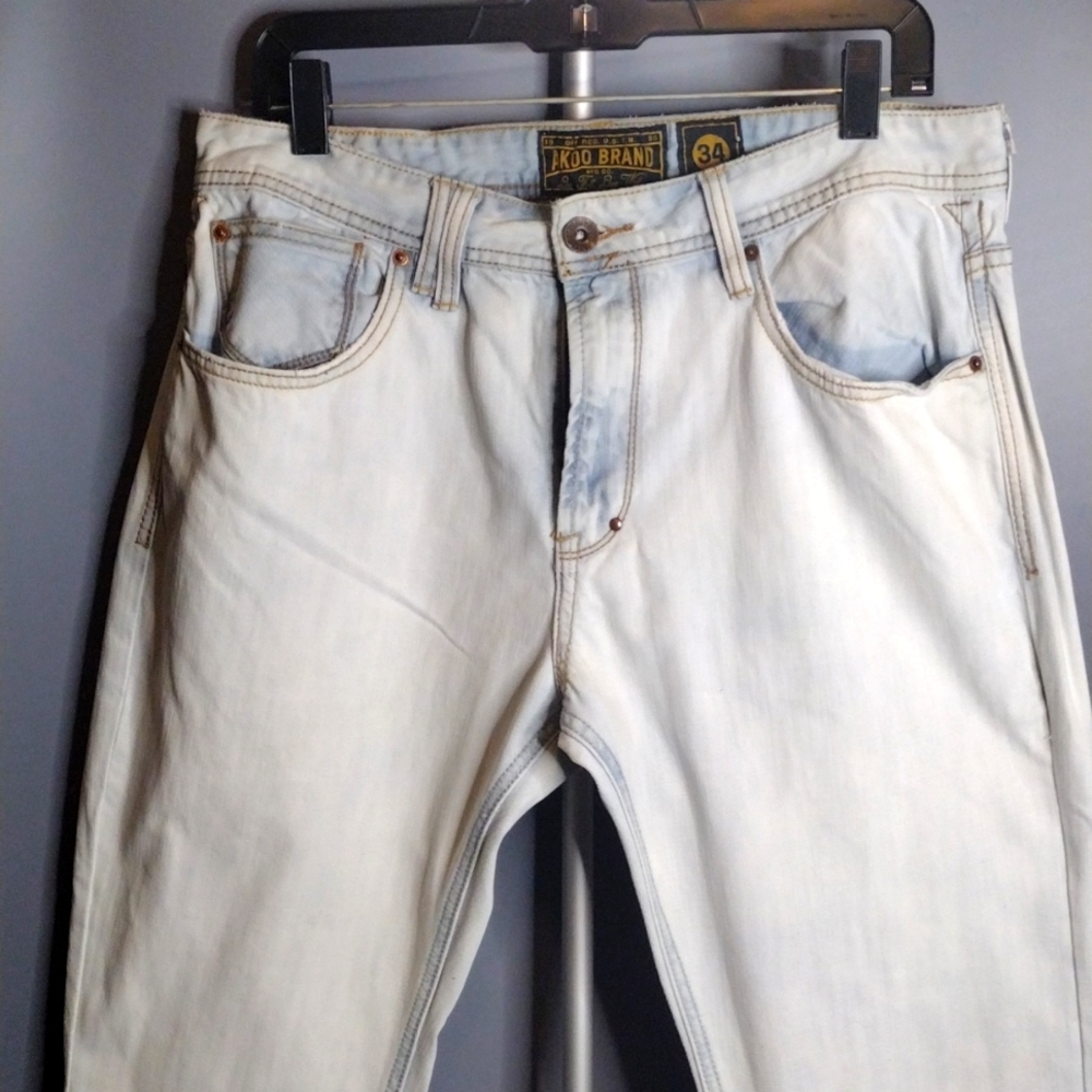 Akoo stone wash jeans 34